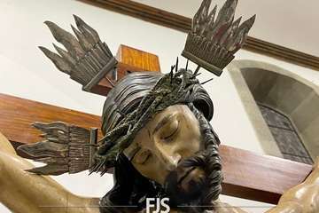 Preparación de los pasos de la Semana Santa de San Juan/Francisco Javier Santana.